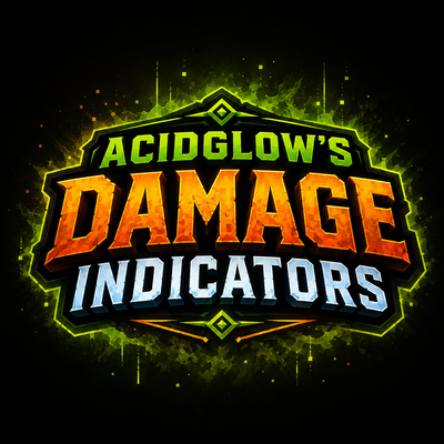 Acidglow's Damage Indicators logo