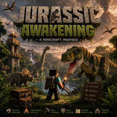 Jurassic Awakening logo