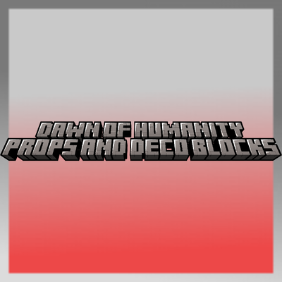 Dawn of Humanity - Props and Deco Blocks logo