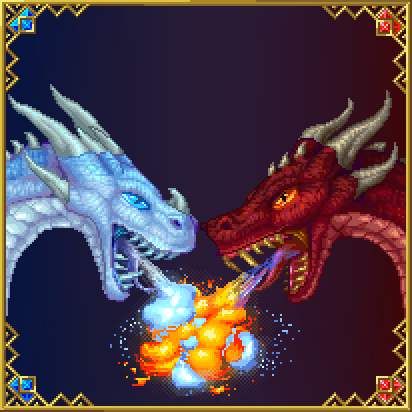 fire vs ice dragon