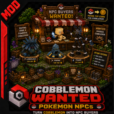 Cobblemon Wanted Pokémon NPCs