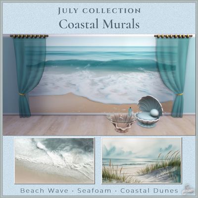 July Coastal Murals logo