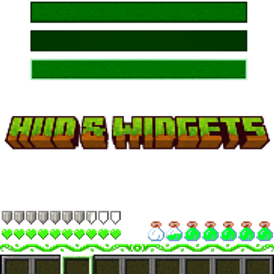 Green Hud & Widgets