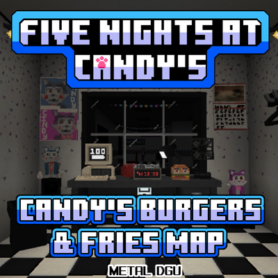 Candy's Burgers and Fries map Five Nights at Candy's