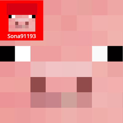 Indev and Infdev Pig Bedrock Texture Pack