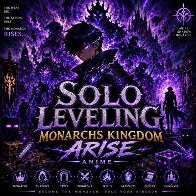 Solo Leveling Monarchs Kingdom Arise Anime logo