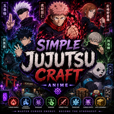 Simple Jujutsu Craft Anime