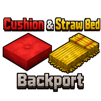 Cushion & Straw Bed Backport