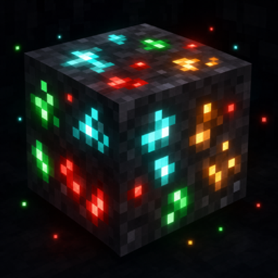 Glowing Ores | Vibrant Visuals
