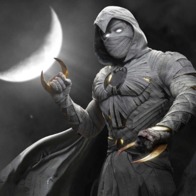 Animated Menu: Marvel Moon Knight Heroic Pose