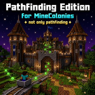 Pathfinding Edition For MineColonies project artwork