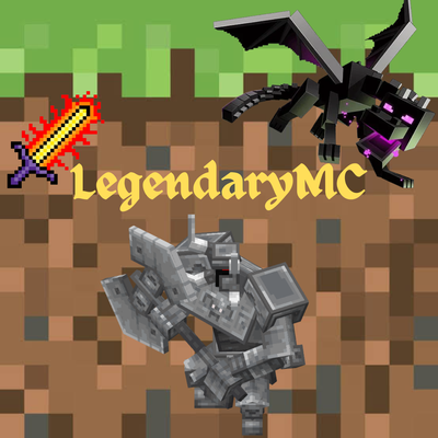 LegendarySurvival - Tech and fantasy logo