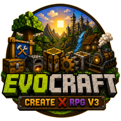 evocraft create X RPG V3 logo