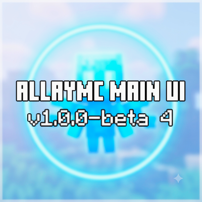 Animated Menu: AllayMC Main UI logo