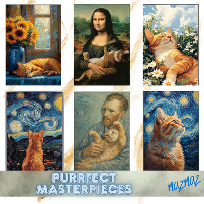 Purrfect Masterpieces Painting logo