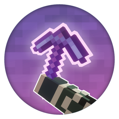 Custom Glow Enchantment Outline logo