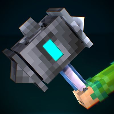 Actually 3D Enchantment Mace logo