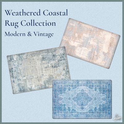July Weathered Coastal Rug Collection logo