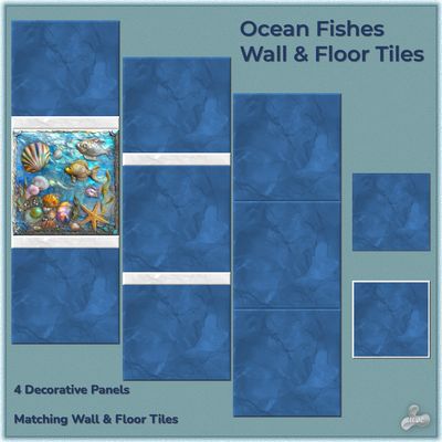 Ocean Fishes Tiles logo