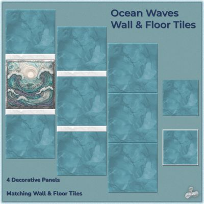 Ocean Waves Tiles logo