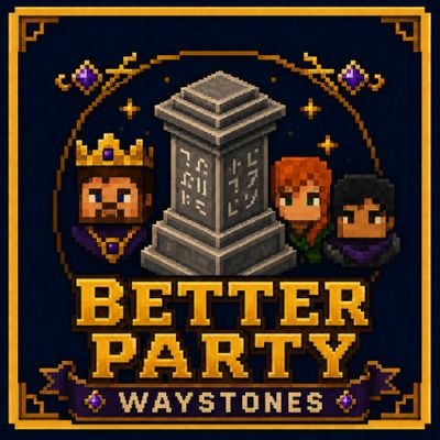 Better Party X Waystones logo
