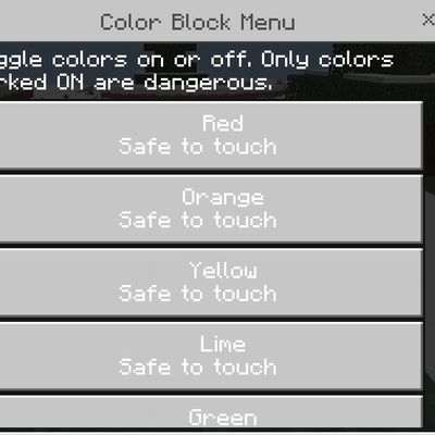 Do not touch that color