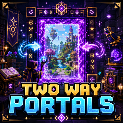 Ars Nouveau: Two-Way Portals (with immersive portal support)