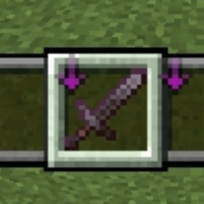 Inventory purple arrows