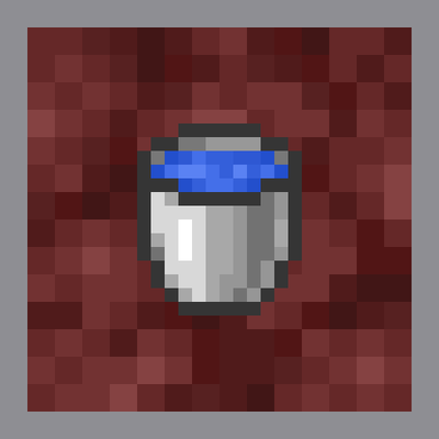 Water Bucket Works in the Nether