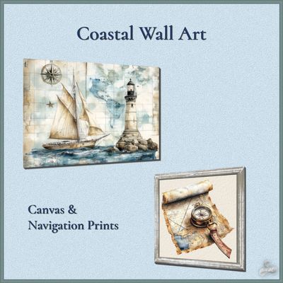 July Coastal Wall Art logo