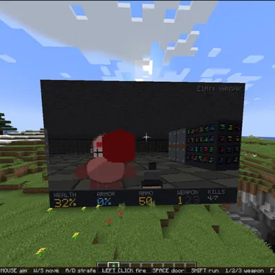 Play doom on screen