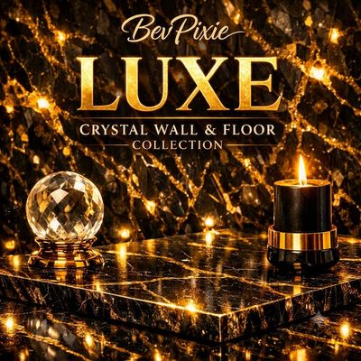 Crystal wall and floor logo