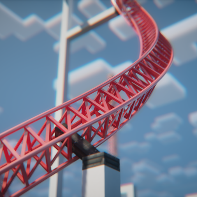 Coasters Simulated: Track Styles logo