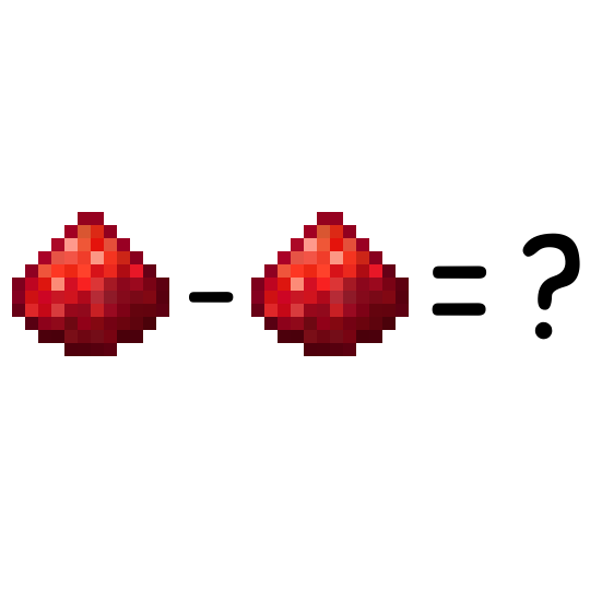 Redstone Minus Redstone