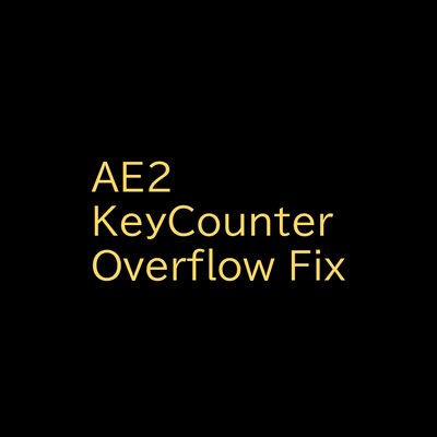 AE2 KeyCounter Overflow Fix logo