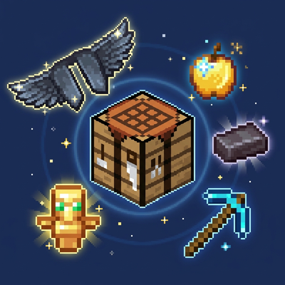 Craft Every item || totems, E apple and more