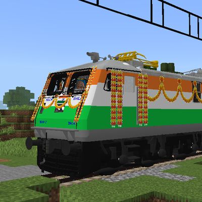 WAP-7 Independence Day Special Tricolor Livery