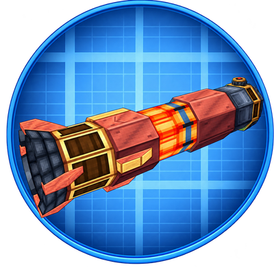 Create: Simulated Missiles | Create Aeronautics | Create Big Cannons Compat | Create: Radars Compat logo