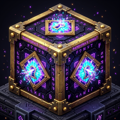 Ultimate Lucky Blocks: Pandora's Vault logo