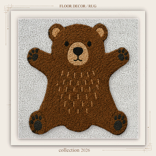 Kids Tufted Animal Rugs Set logo