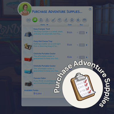 ⛺ Purchase Adventure Supplies logo