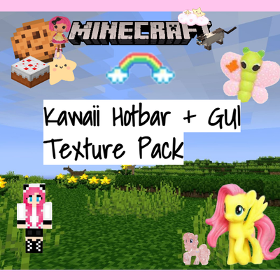 Kawaii cute gui and hot bar logo
