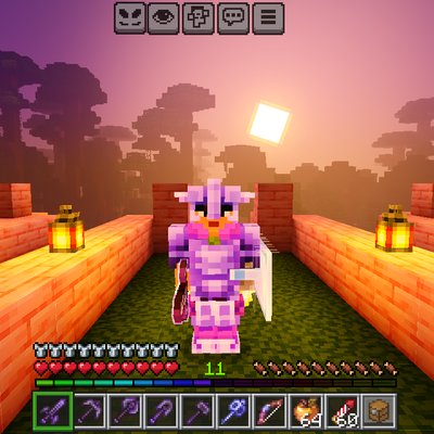 Simple modern house Made by MeowlYT and narii/nari logo