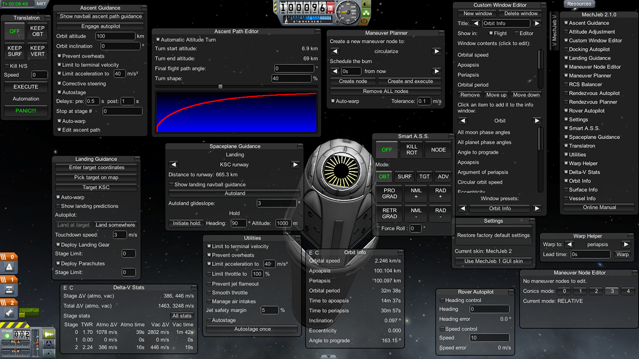 kerbal space program keyboard commands