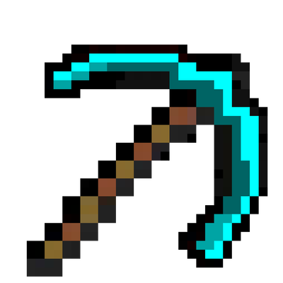 Custom curved pickaxe