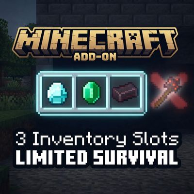 Minecraft but you have only 3 inventory slots