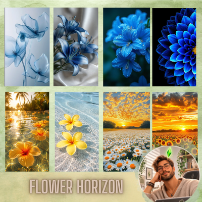 Flower Horizon Canvas Set logo