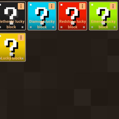 Blocks with luck
