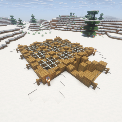 Snowy Underground House