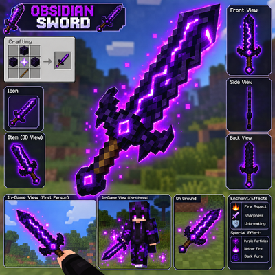 Obsibian Sword by Leo